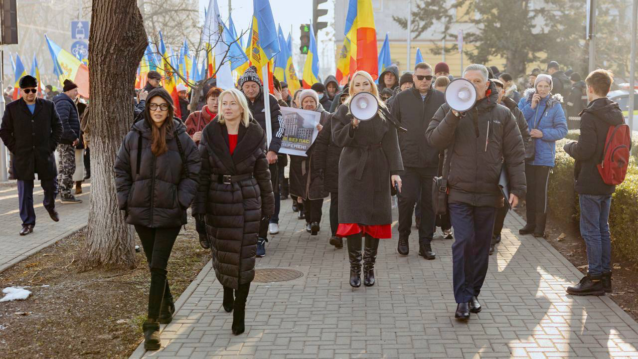 Reprezentanții echipei lui Ilan Șor s-au alăturat protestului împotriva puterii PAS și a fărădelegilor comise de Maia Sandu