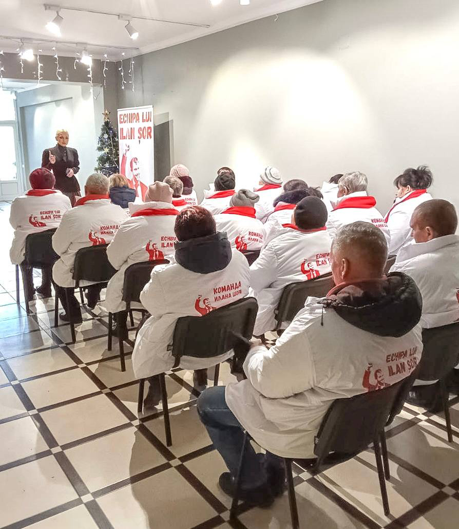 Echipa lui Ilan Șor organizează în ajunul Anului Nou întâlniri în toată țara cu reprezentanții săi