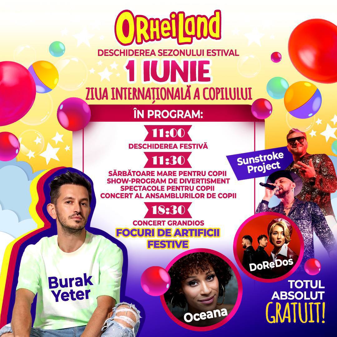 Start sezonului estival la OrheiLand: echipa lui Ilan Șor organizează o mega petrecere cu distracție, muzică și focuri de artificii