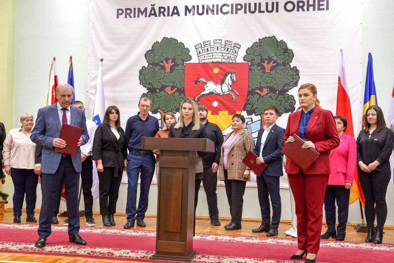 Primarul municipiului Orhei, Tatiana Cociu, și consilierii din fracțiunea “Pentru Orhei” au prezentat planurile de dezvoltare a municipiului Orhei