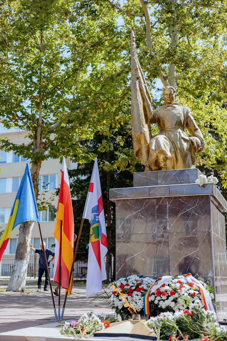 Торжественная церемония в Оргееве: 80 лет со дня освобождения Молдовы от фашистской оккупации