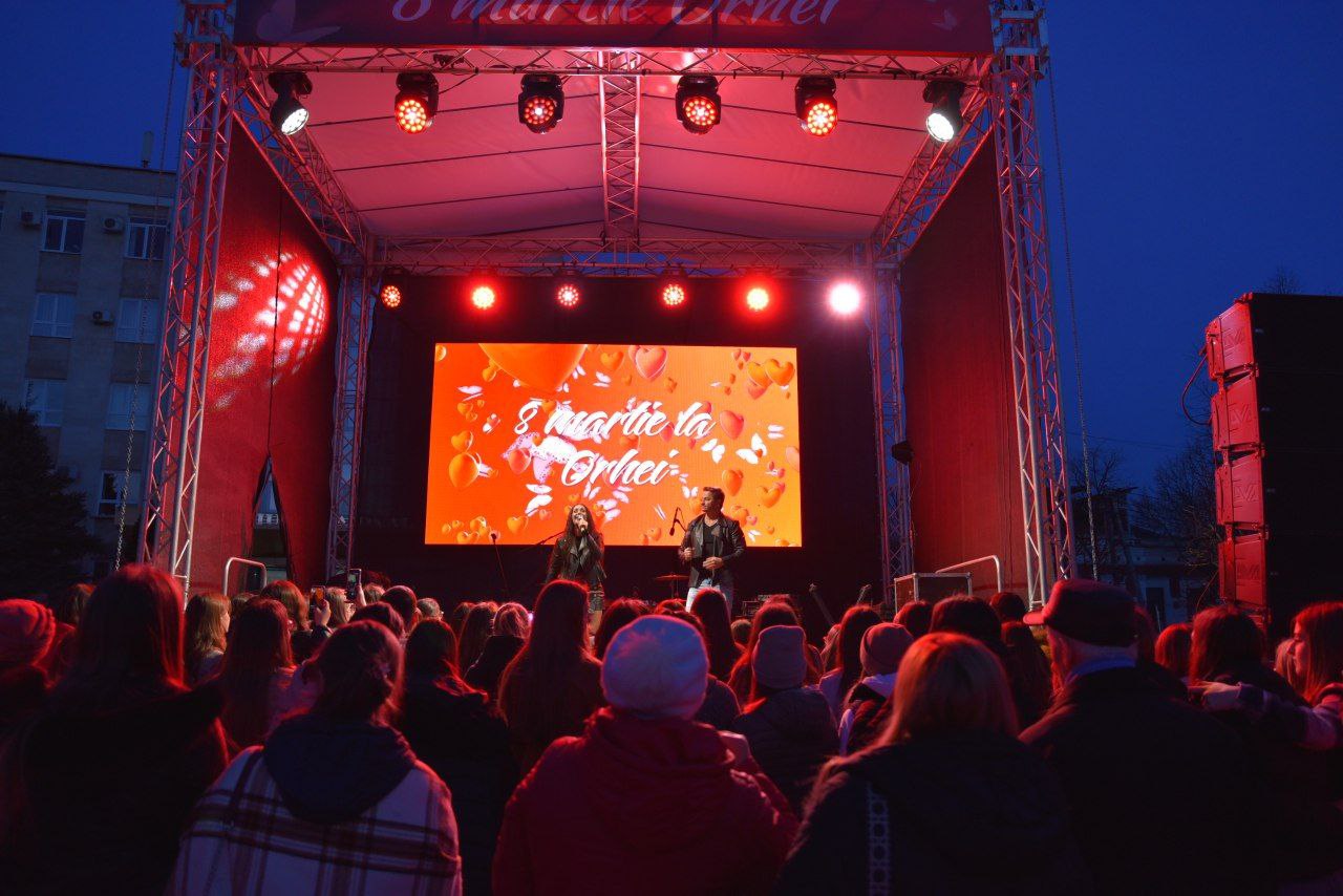 La inițiativa lui Ilan Șor, la Orhei, a fost organizat un concert dedicat femeilor, cu ocazia zilei de 8 Martie